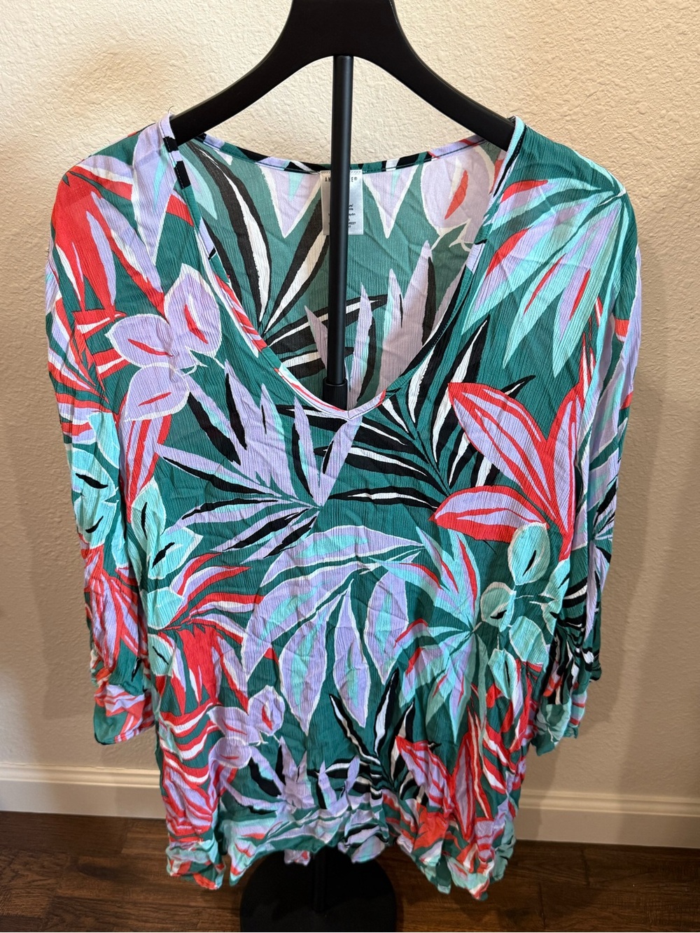 Anne Cole Women’s bell sleeve cover-up tunic